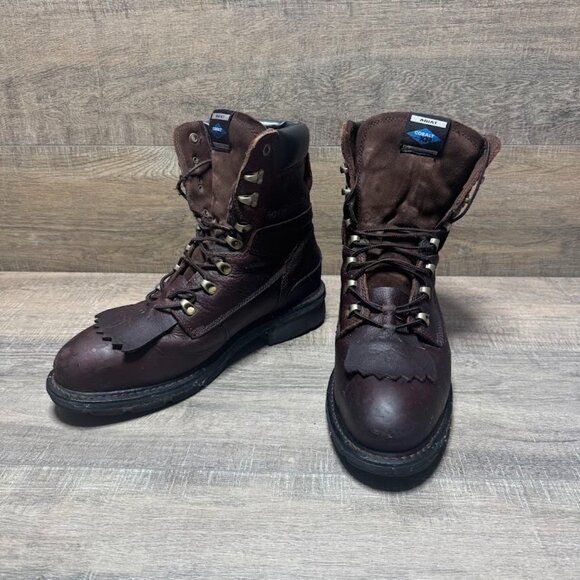 Ariat Hermosa XR 8" Brown Leather Steel Toe Work Boot Men's Size 13 - Picture 1 of 6